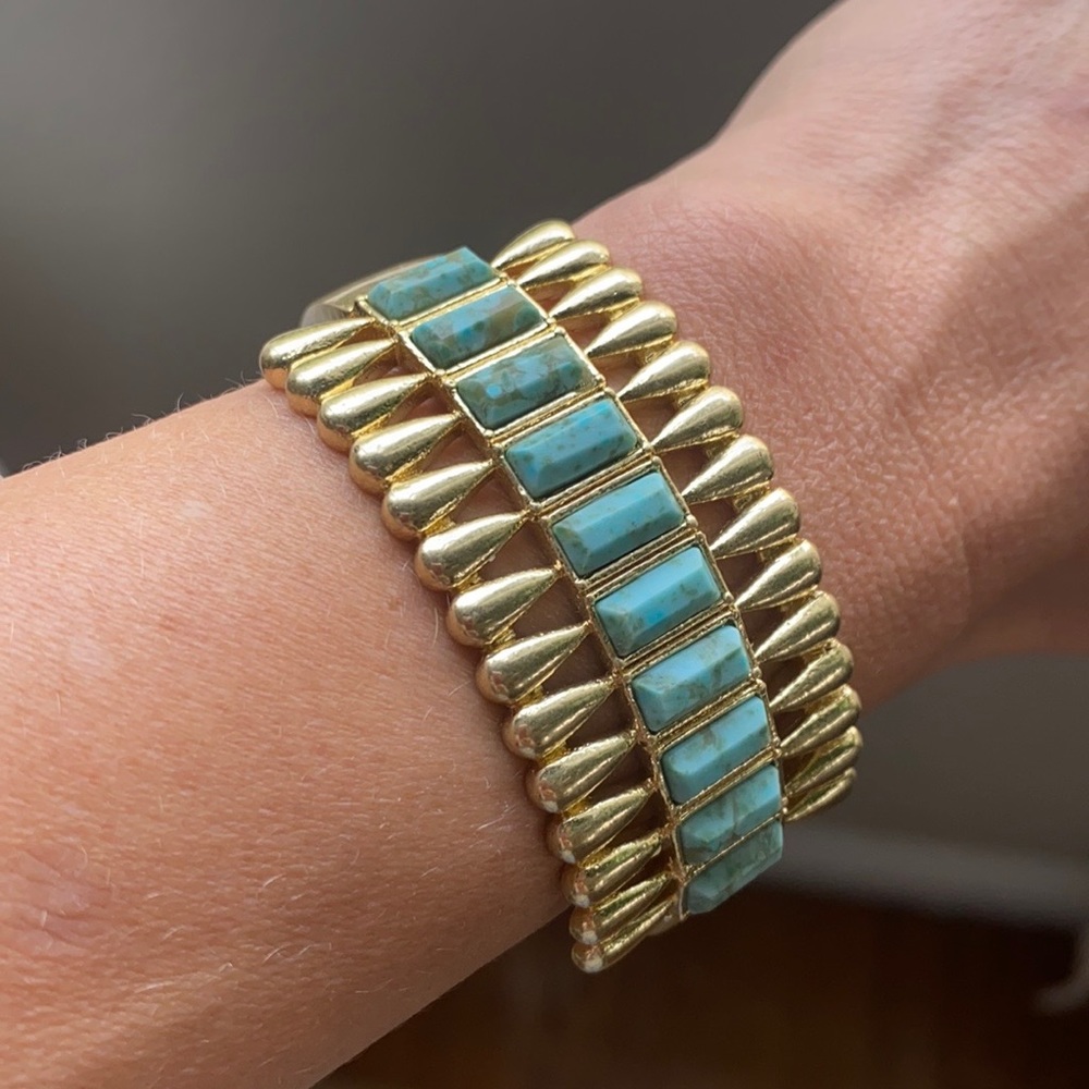COPY - Lucky Brand, Turquoise cuff Bracelet- NWOT.